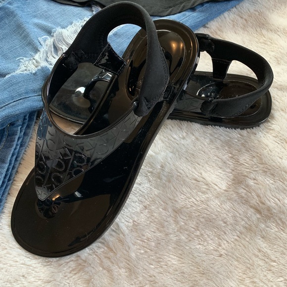 calvin klein janny jelly sandal